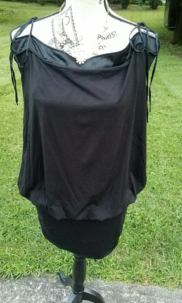 Sexy little  loose and stretchy black dress.